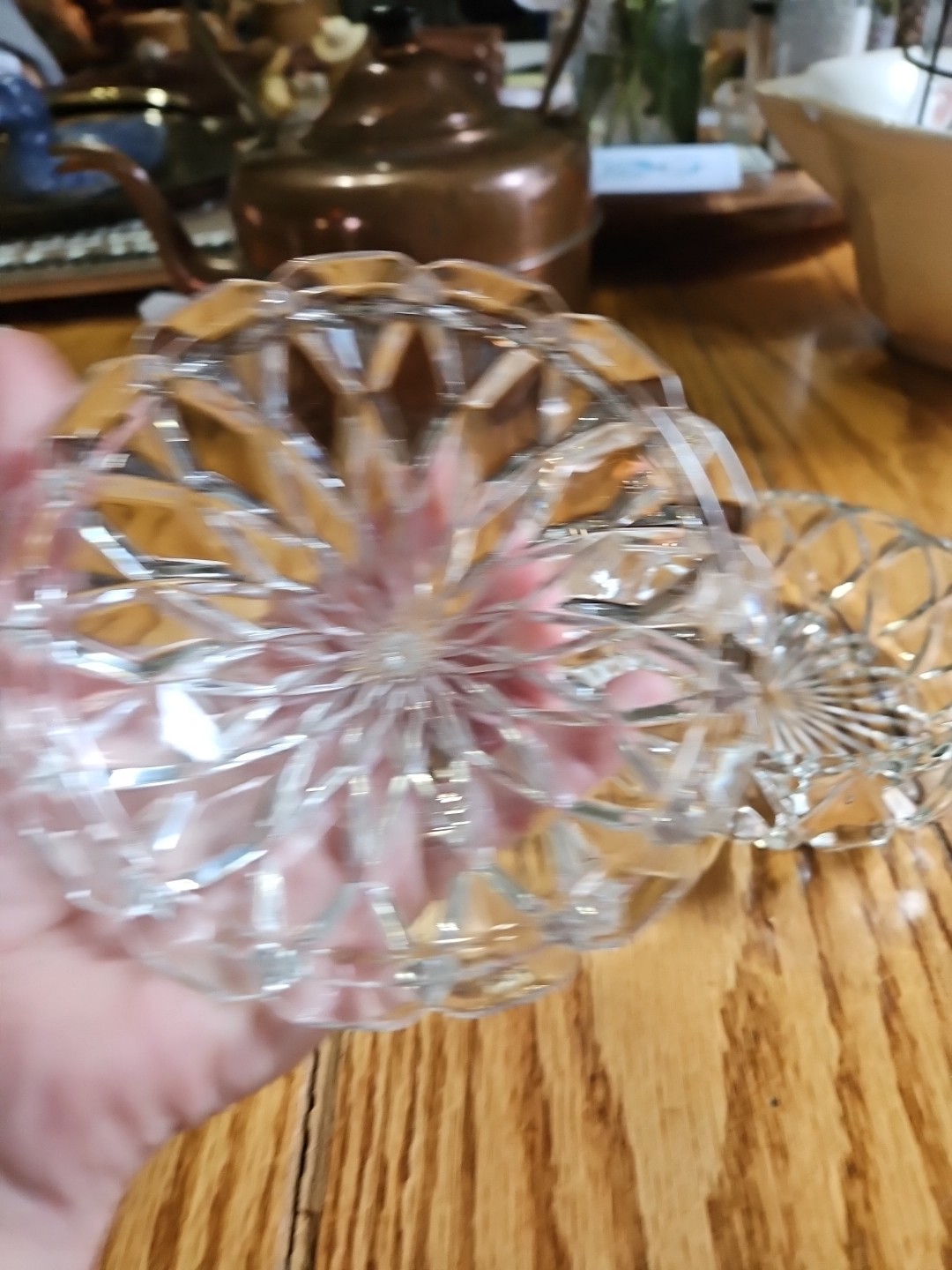 Vintage Godinger’s Crystal Famous Hershey’s Kiss Crystal Candy Dish