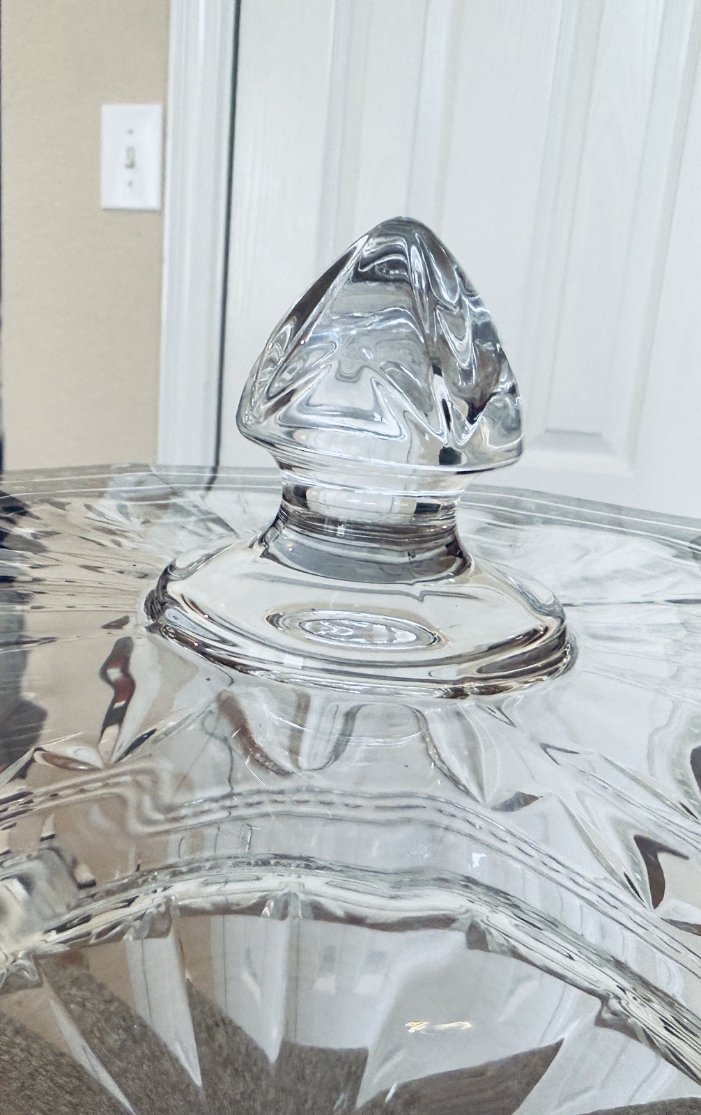NEW Marquis Waterford Crystal 3 in 1 Cake Plate Stand Dome Lid Punch Bowl w/Tag