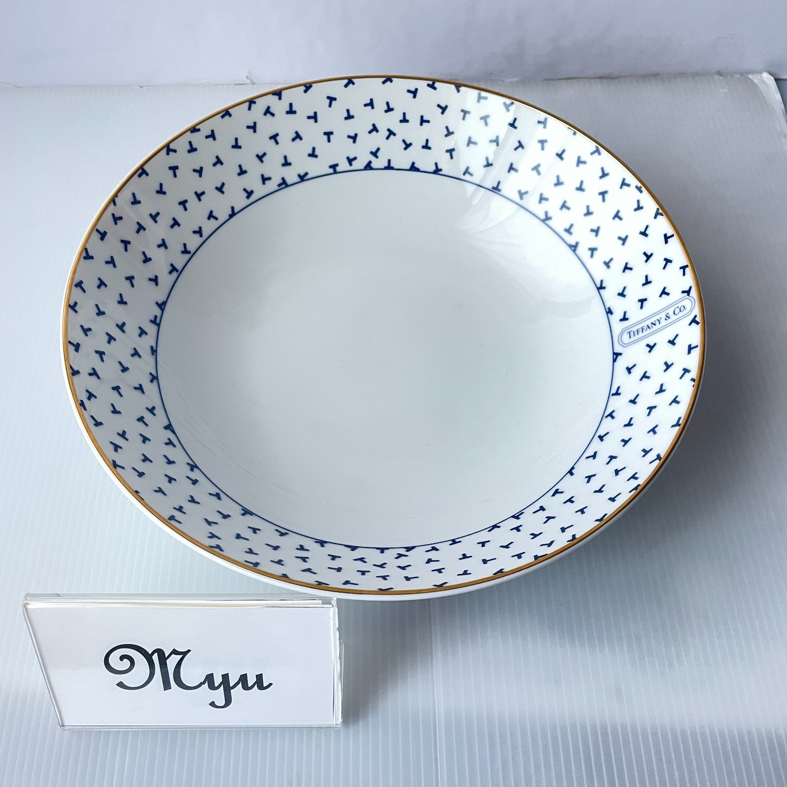 TIFFANY & Co. Dancing T Tableware Set of 16 pcs Cocotte Plate Bowl