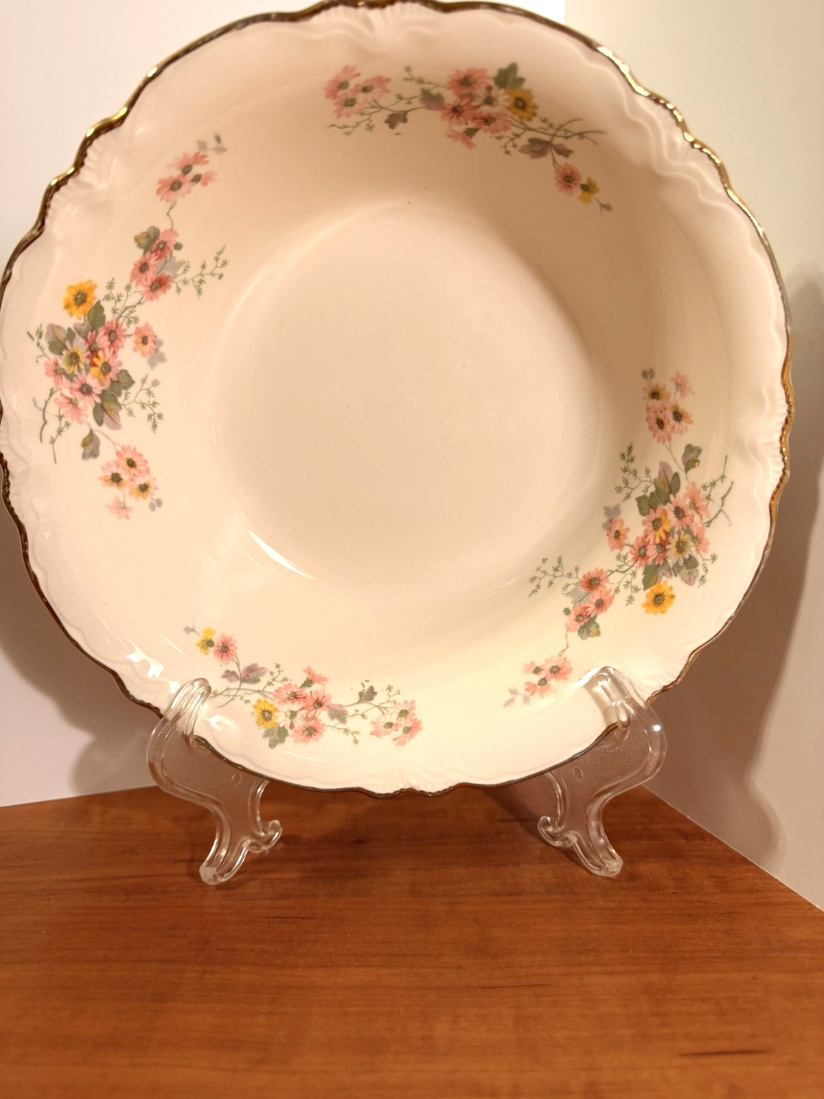 Homer Laughlin Eggshell Daisy Medium Serving Bowl circa 1936