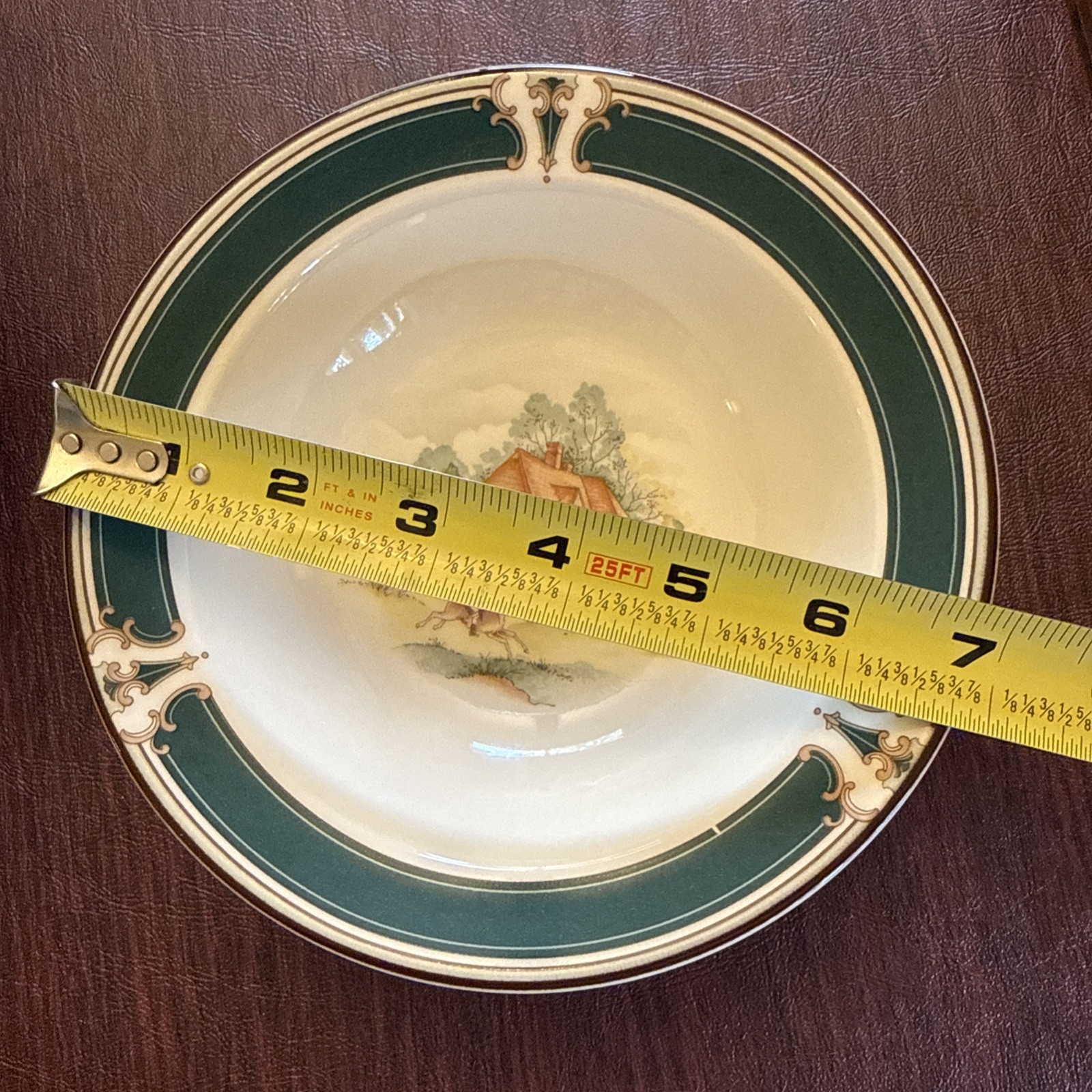 Noritake Keltcraft Ireland Pursuit Fox Hunt Rider Bowl 7″ Vintage # 9170, Nice!
