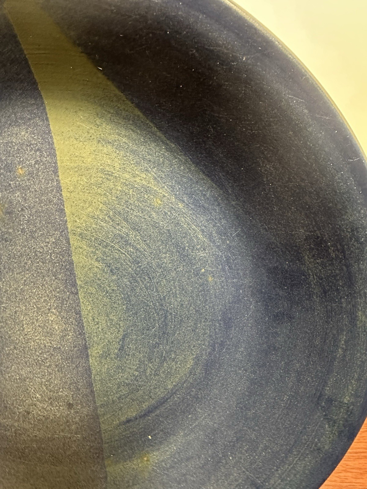 Vintage Iron Mountain Stoneware Nancy Lamb Patterson Roan Chop Plate Platter 13”