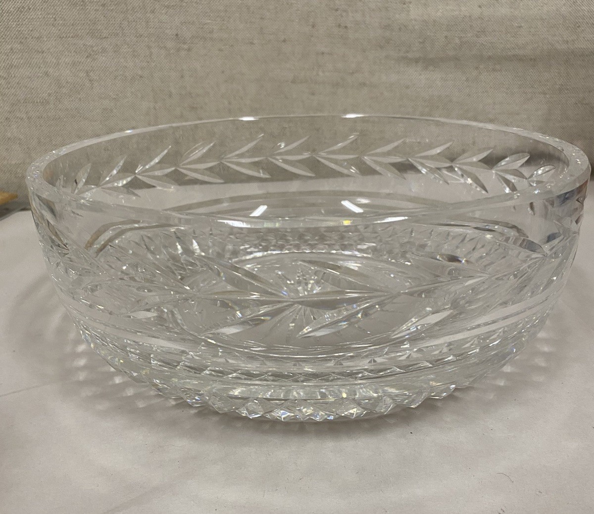 Vintage Waterford 10” Bowl Waterford Crystal. Center Bowl