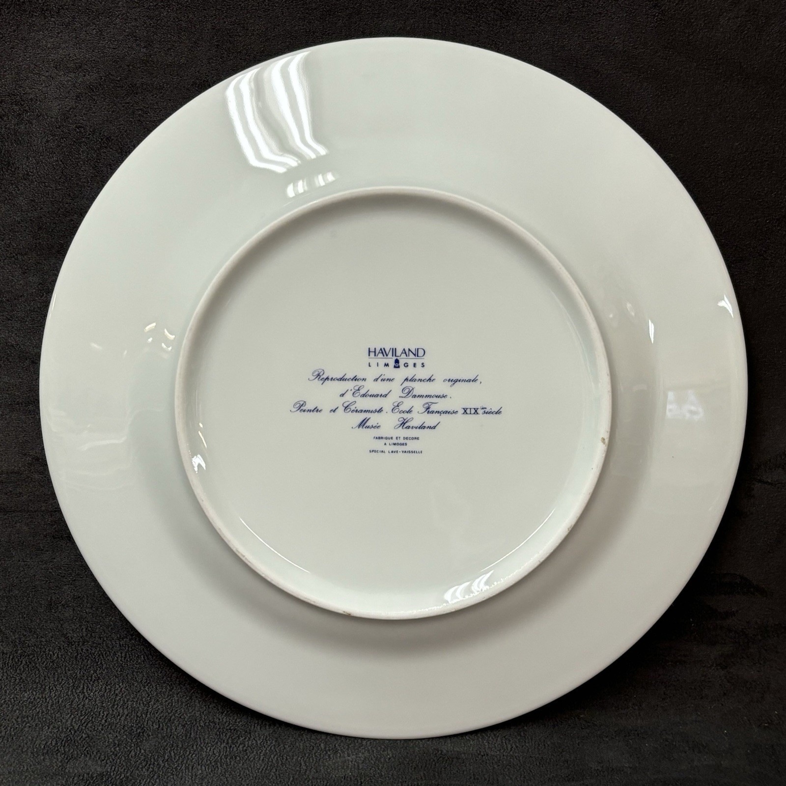 Haviland DAMMOUSE Dinner Plate 10 1/4 Inches “A”