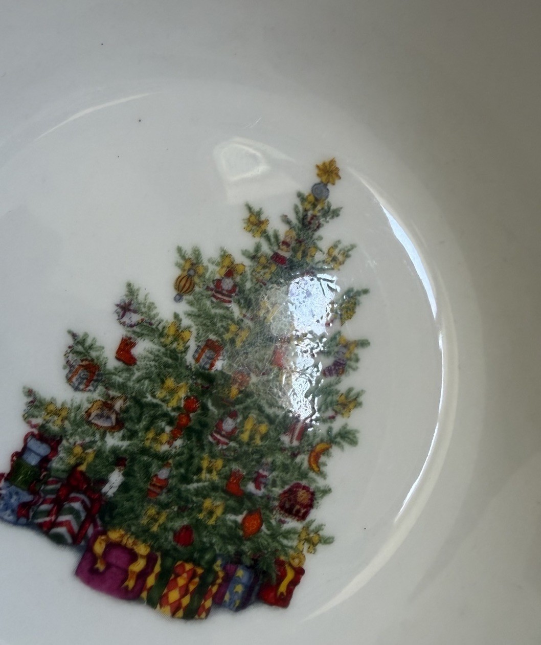 Christopher Radko 6” Traditions Holiday Celebrations Bowl Soup Cereal Set of 3