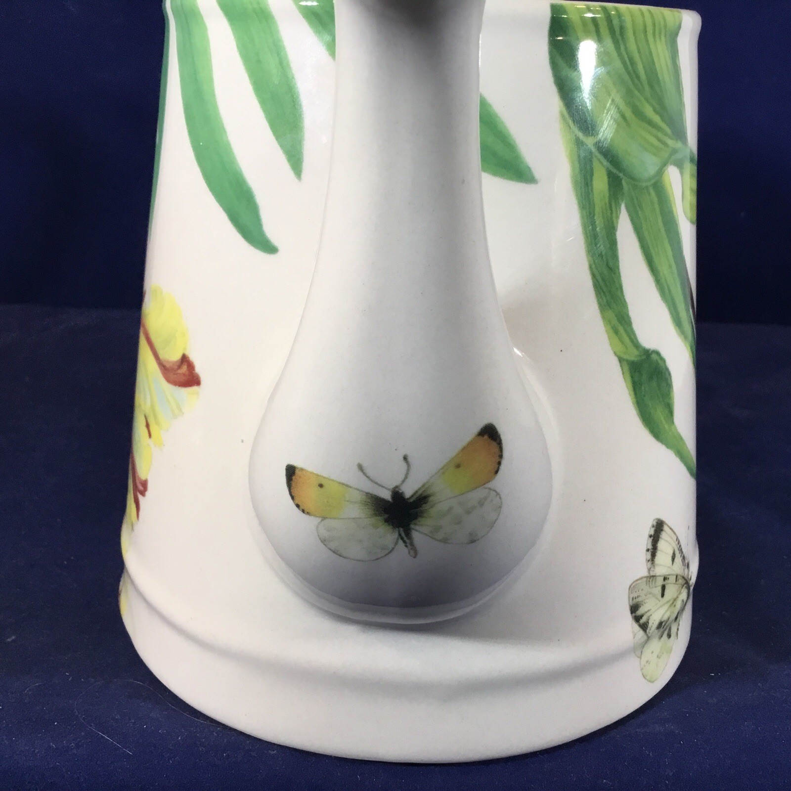 SPODE Porcelain ‘Floral Haven’ COFFEE or TEA POT w Butterflies Bees Model S3767