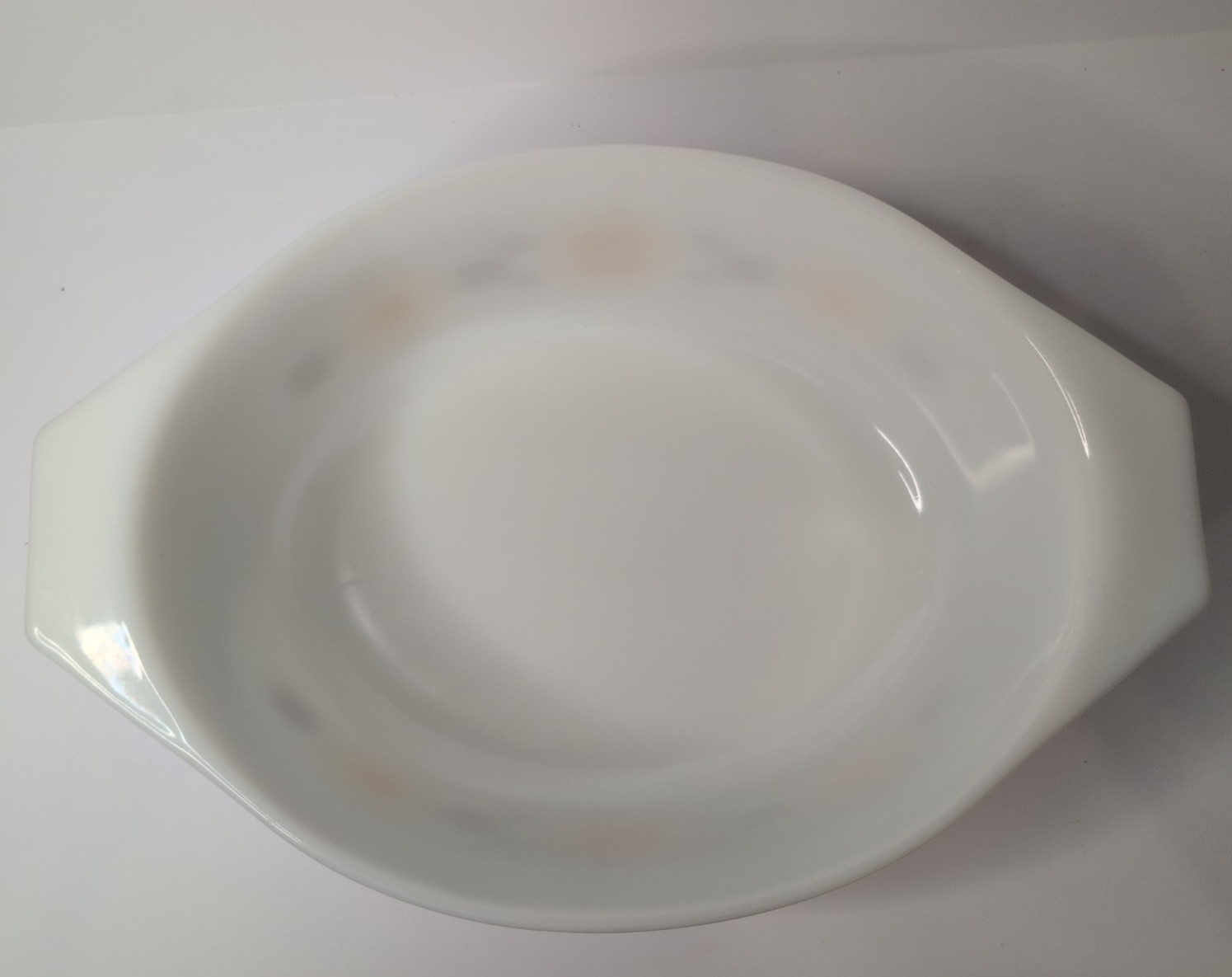 Vintage Pyrex Town and Country 043 1.5 Qt Oval Casserole Dish with Lid