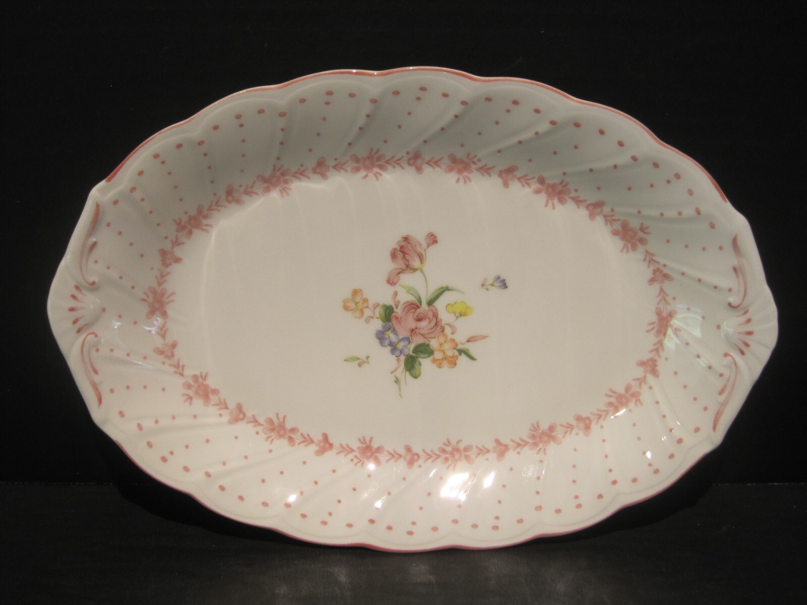 2 Nikko Pink Peony 9 in Platters, HTF Nikko Pink Peony 9 in Trays 2 Japan EUC,
