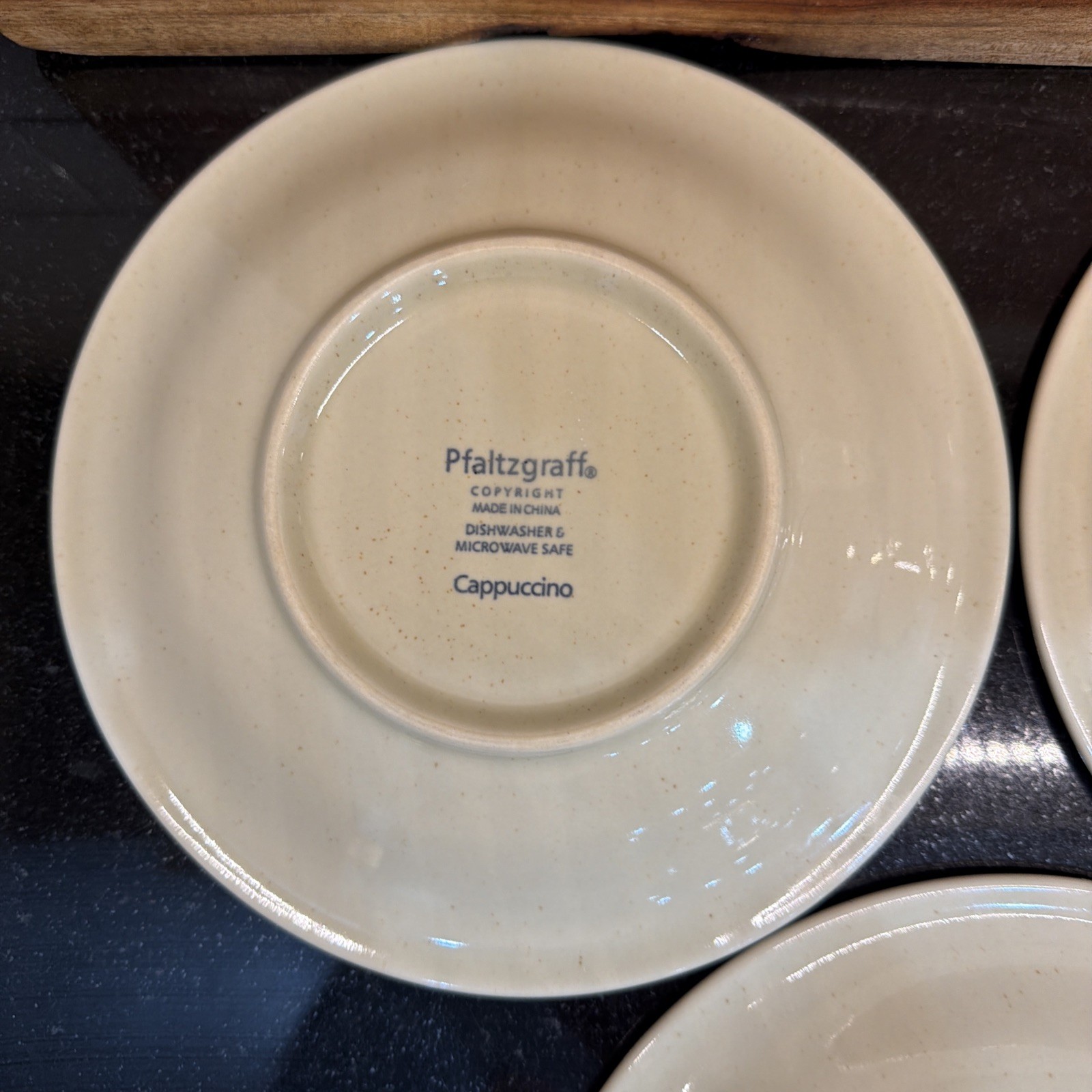 Set Of 3 Pfaltzgraff USA CAPPUCCINO 8 1/8” Salad Plate EXCELLENT Stoneware