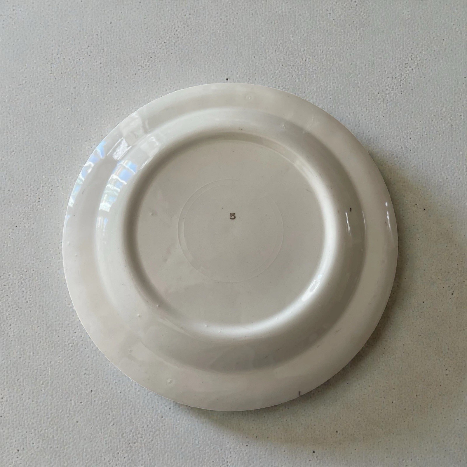 Cronin China Romantic Courting Plate Gold Trim Regencycore Wall Vtg Decor 7.5″