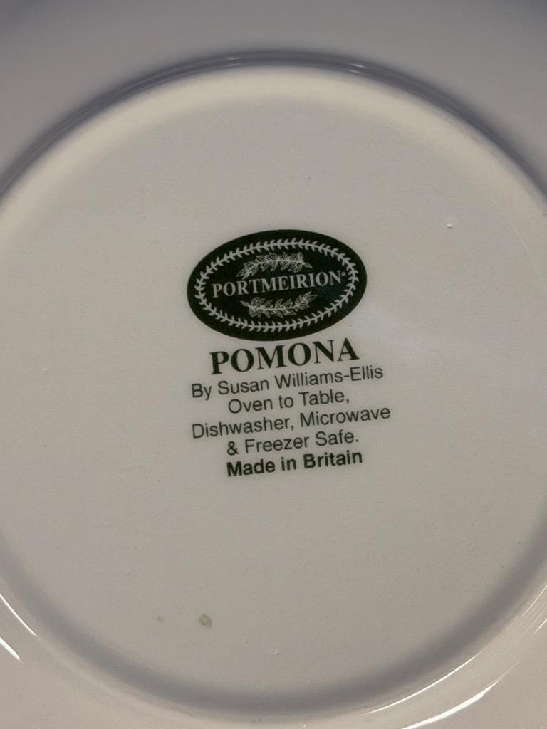 Lot of 6 Portmeirion Pomona Goddess of Fruit Rim Soup Cereal Bowls All Different