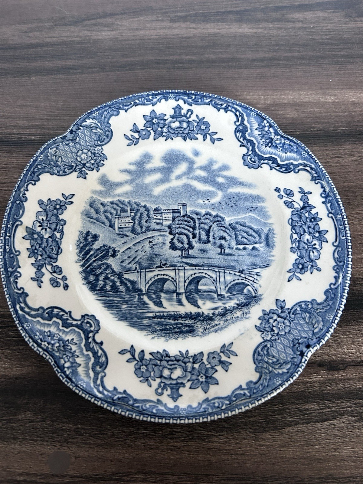 Antique Vintage Johnson Bros England Old British Castles 6.25in porcelain plate