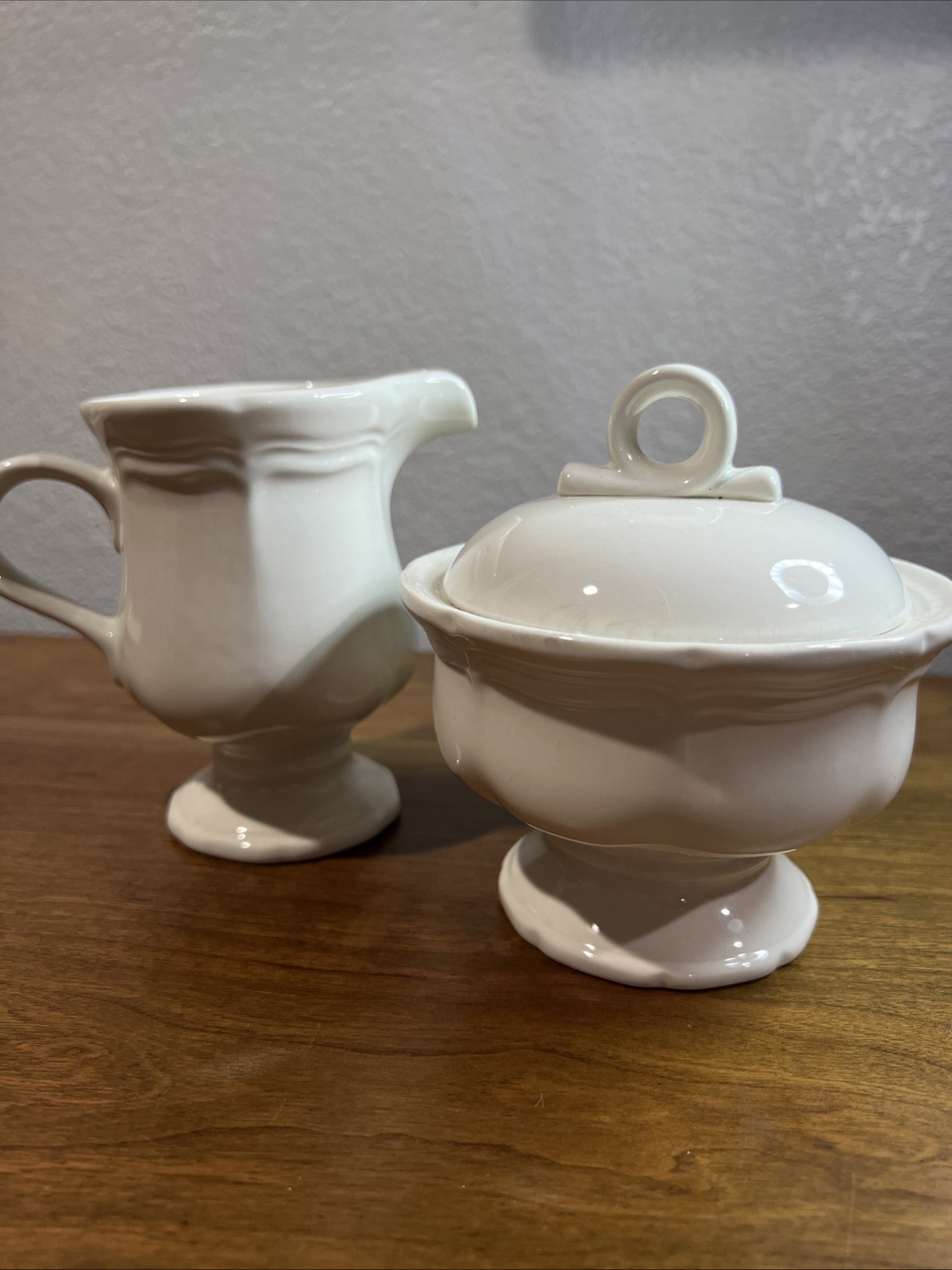 Mikasa ~ French Countryside Sugar Bowl w Lid and Creamer MINT CONDITION