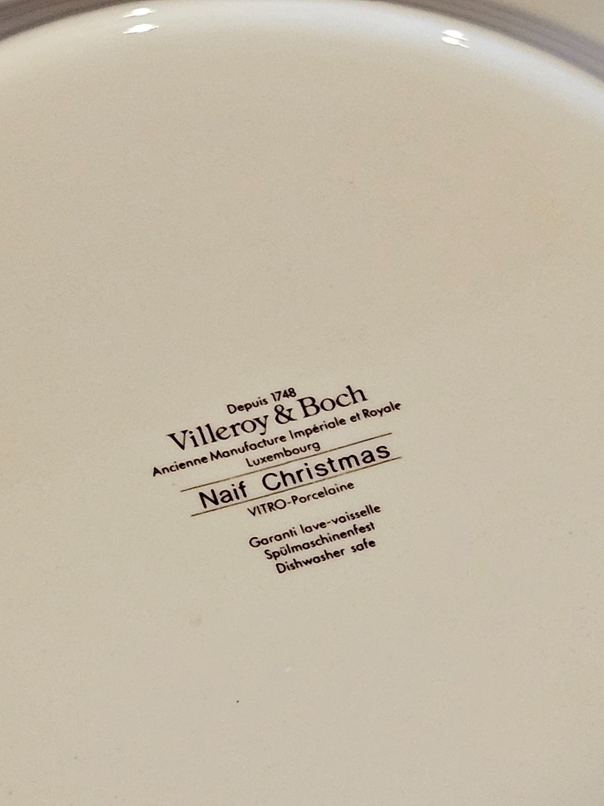 Villeroy & Boch Luxembourg Naif Christmas Dinner Plate(s) 10-1/2″