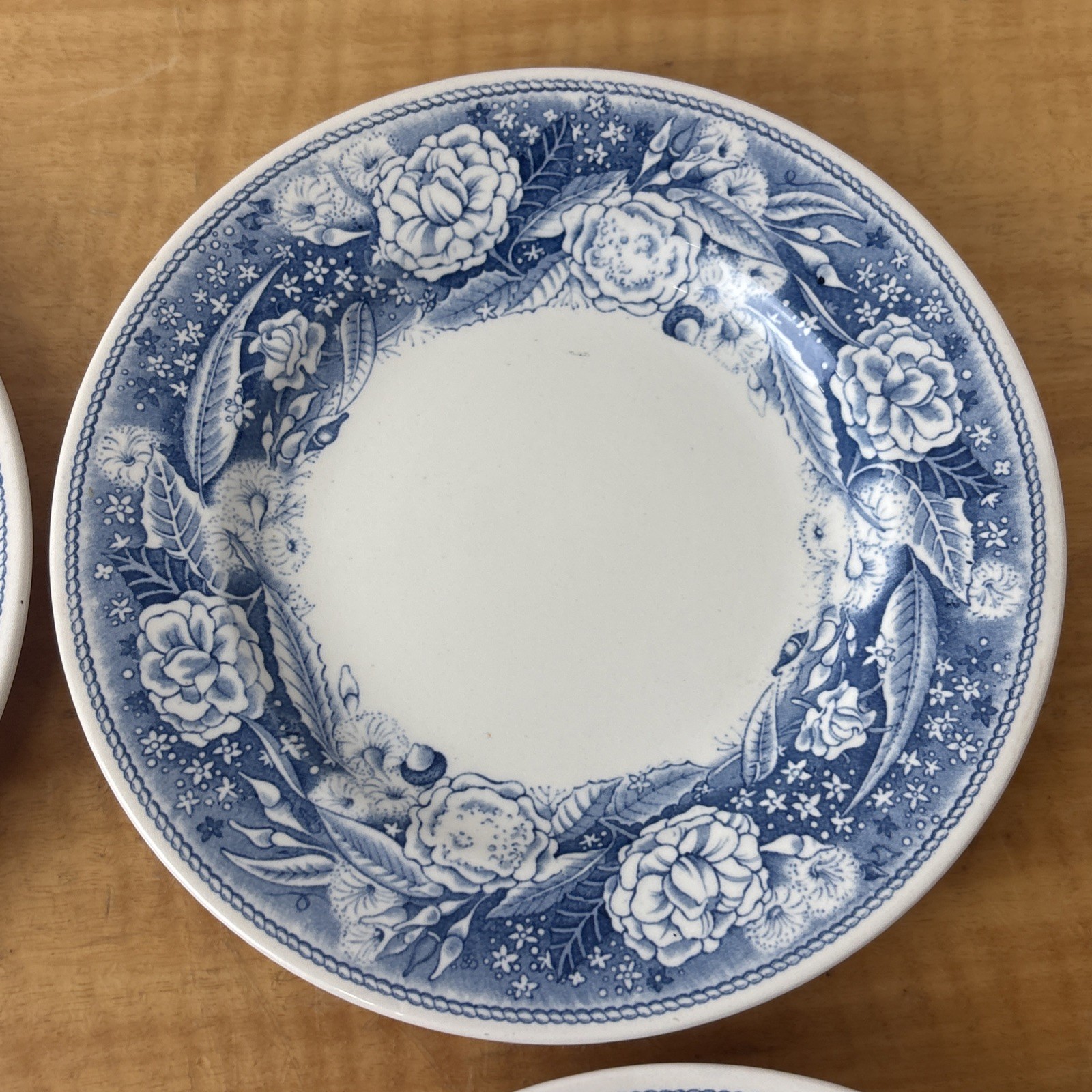 Pomona College Blue by Wedgwood Bread Plate Set of 4