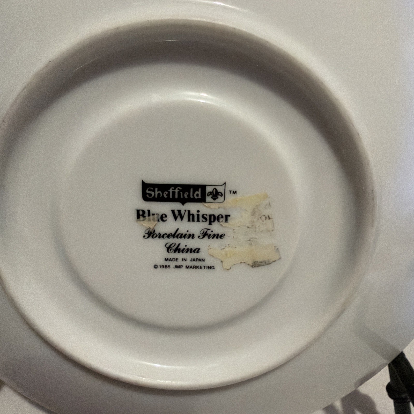 1985 Sheffield Blue Whisper Saucer