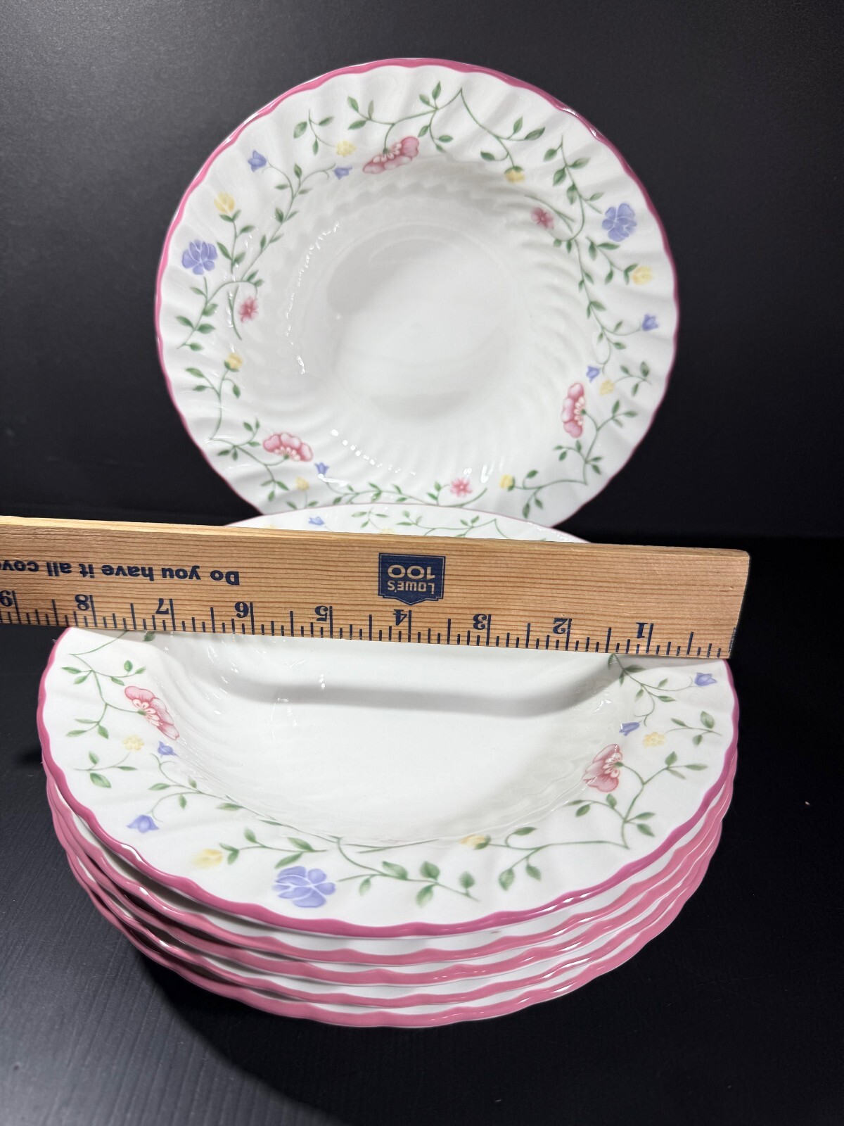 Set of 6 Johnson Bros 8-3/8″ Summer Chintz Soup Dishes New with Tags