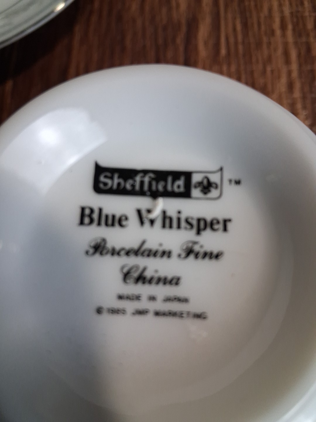 Blue Whisper by Sheffield 6 Coffee Cups 5 Saucers Made in Japan 1985 Lot Of 11