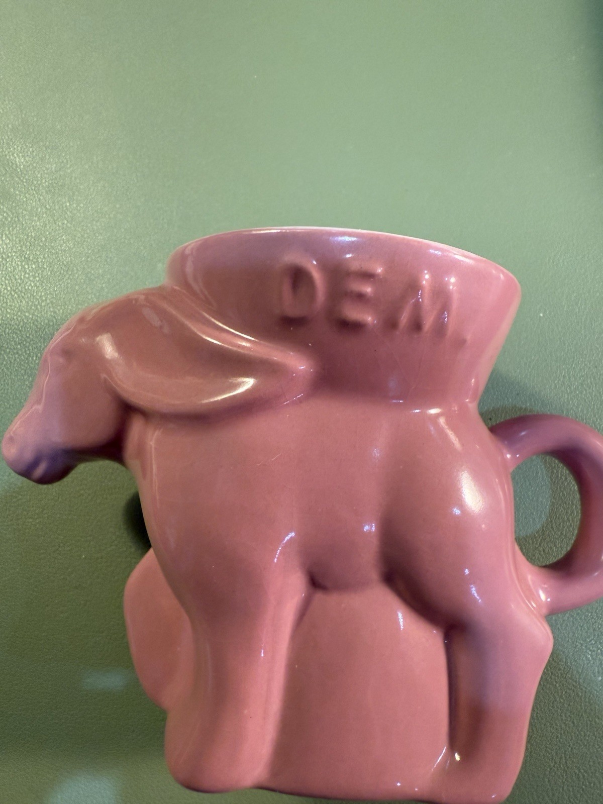Vintage Frankoma 1992 Political Democrat Mug Donkey