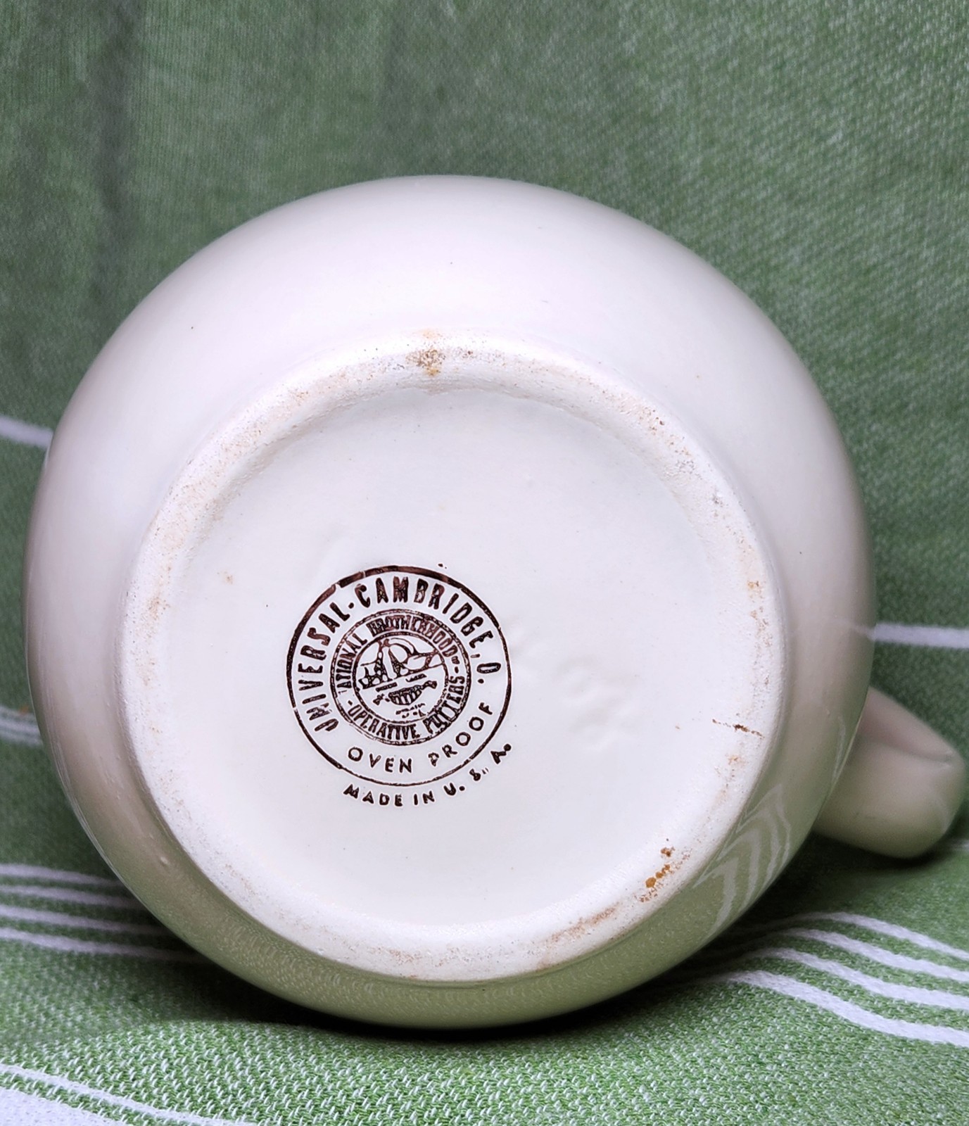 Vintage Universal Cambridge Rose Garland Ceramic Pitcher Rose Bud Pattern