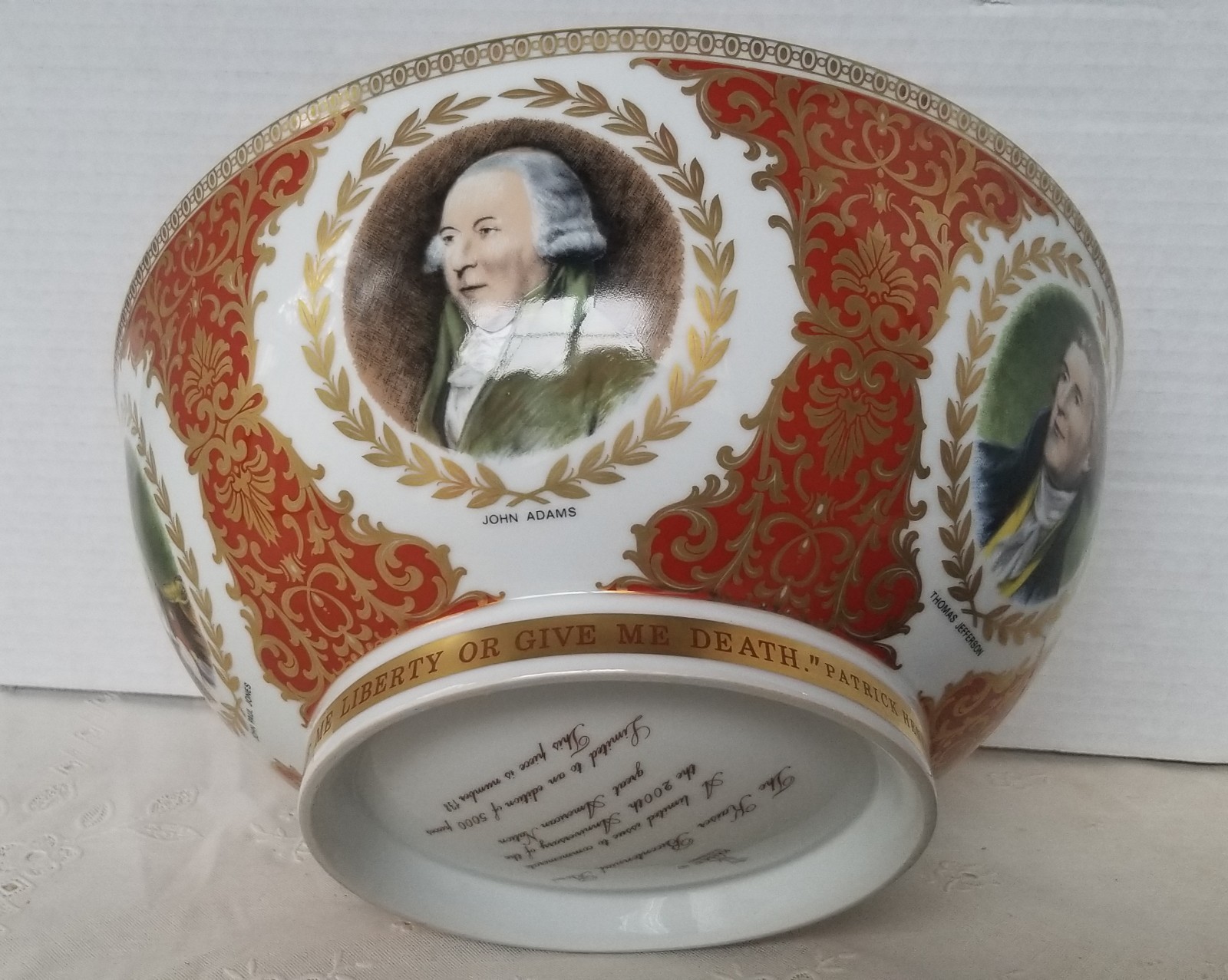 Kaiser Limited Edition Bicentennial Bowl #138 of 5,000 – Excellent Condition