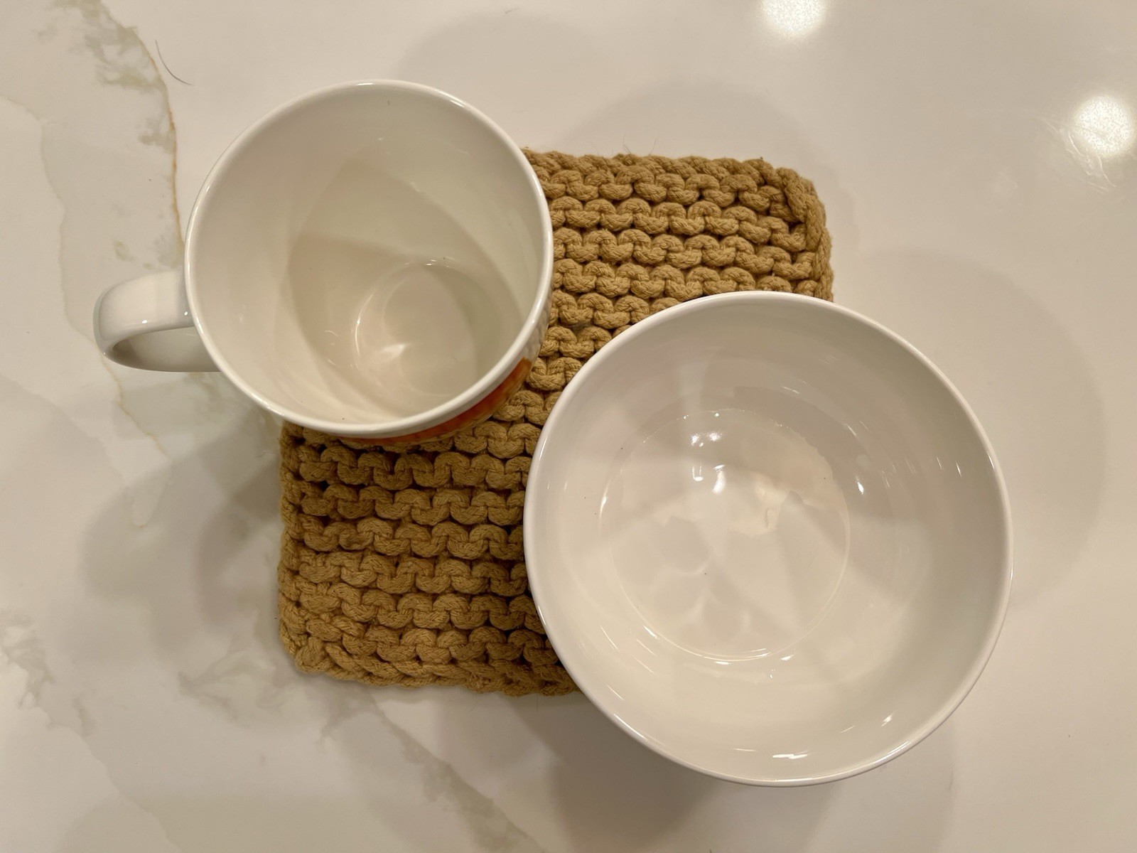 Eaton Fine Dining Christmas Mug and Bowl Set Fireplace Stockings Holiday
