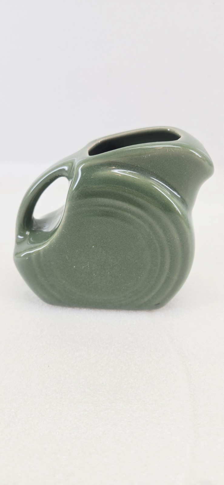 MINI DISK PITCHER creamer Sage green NEW FIESTA 5 OZ.