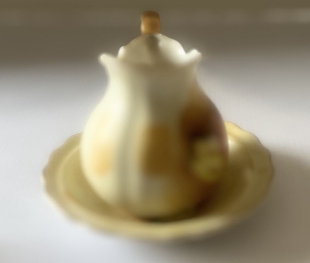 Vintage Fairway Japan Miniature Creamer and Saucer Fruit Pattern SALE!