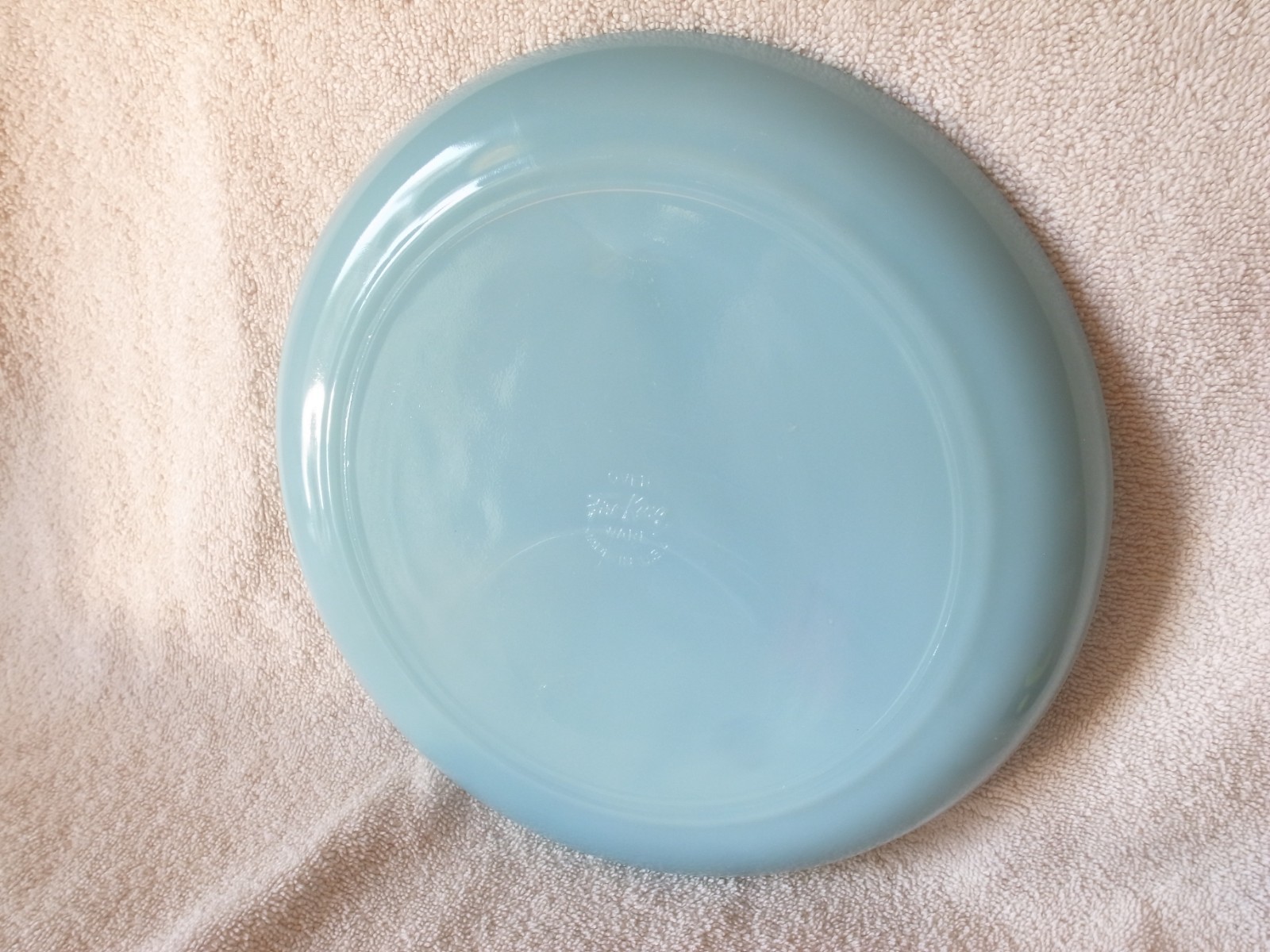 Vintage Fire King Turquoise Blue 7.25″ Salad Plate-19 Available
