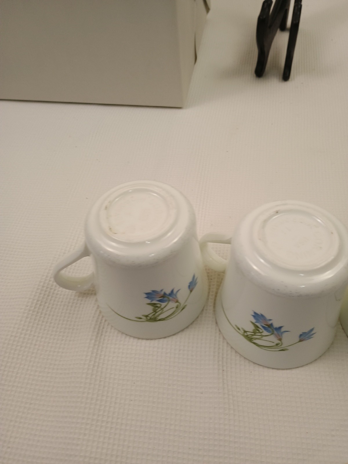 Corningware #27 Blue Dusk Bluebell Coffee Tea Cups SET of 3 cups