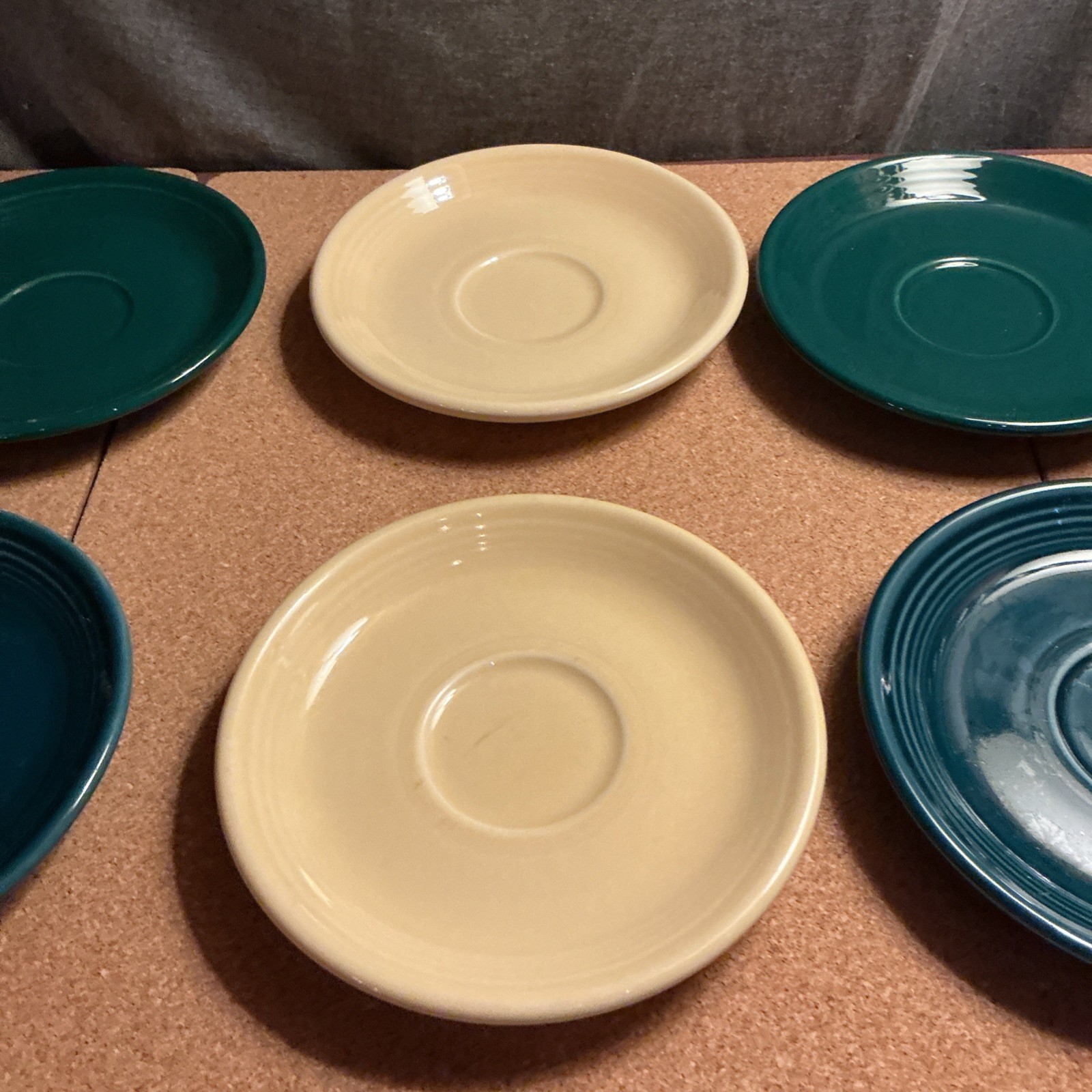 Homer Laughlin Fiesta Fiestaware Plates Yellow, Blue, Green Color 1990s – 00s