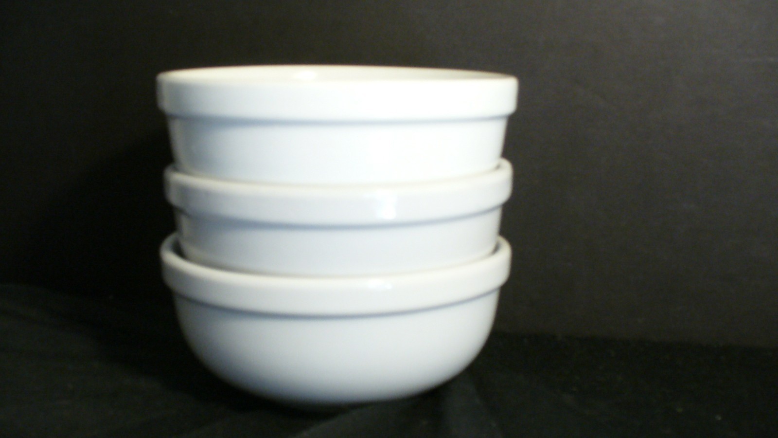 Pottery Barn 6 1/4″ White Bowls – 3