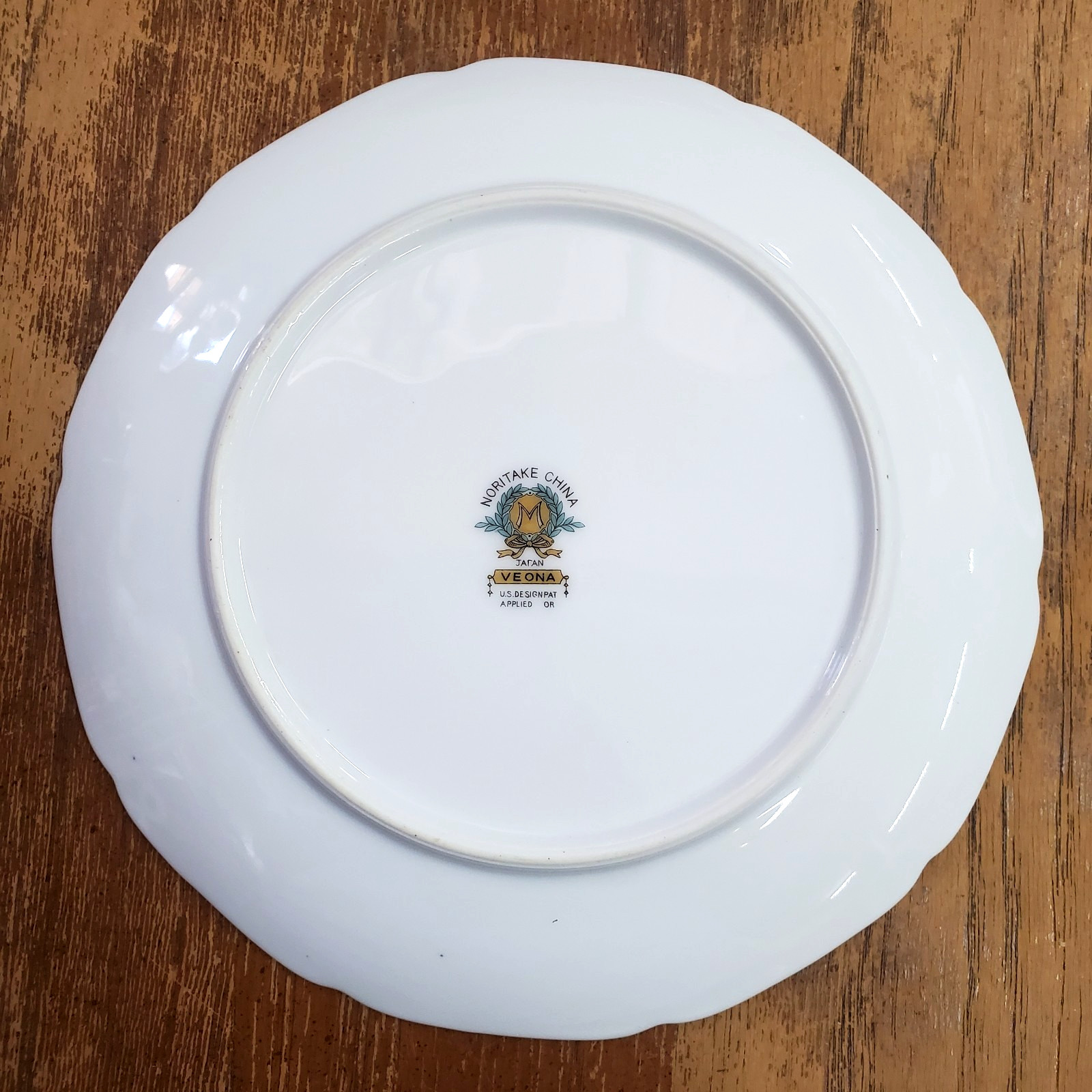 Vintage Noritake Veona Salad Plates 7.25″ Set of 3 Japan Floral Gold Trim