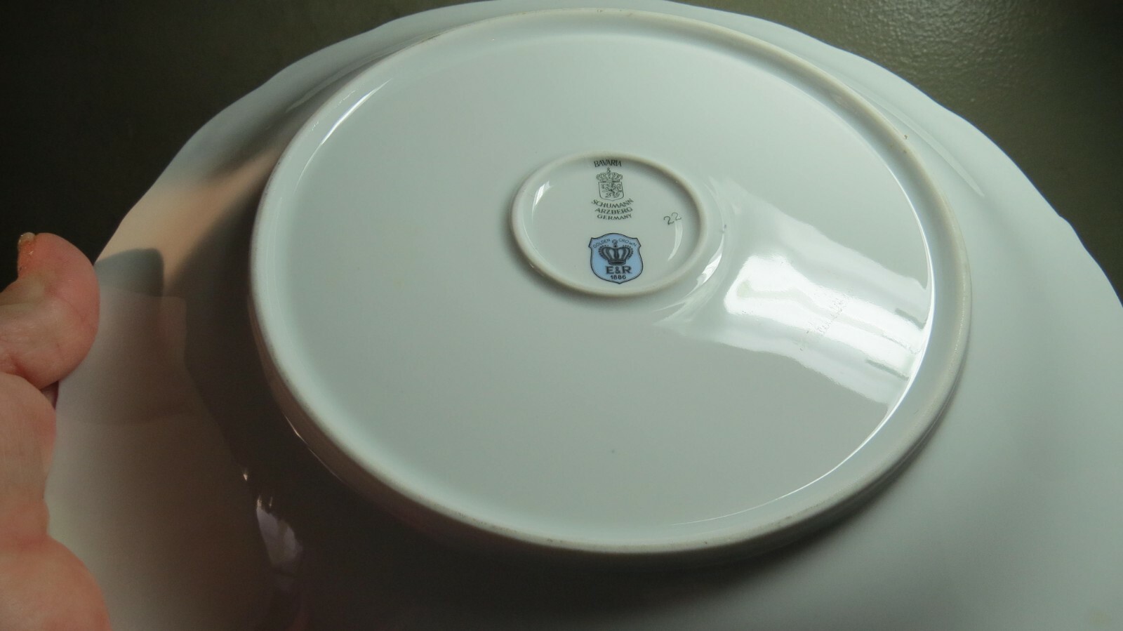 Schumann Arzberg Germany Pear and Nut Dish 11 3/4 inches