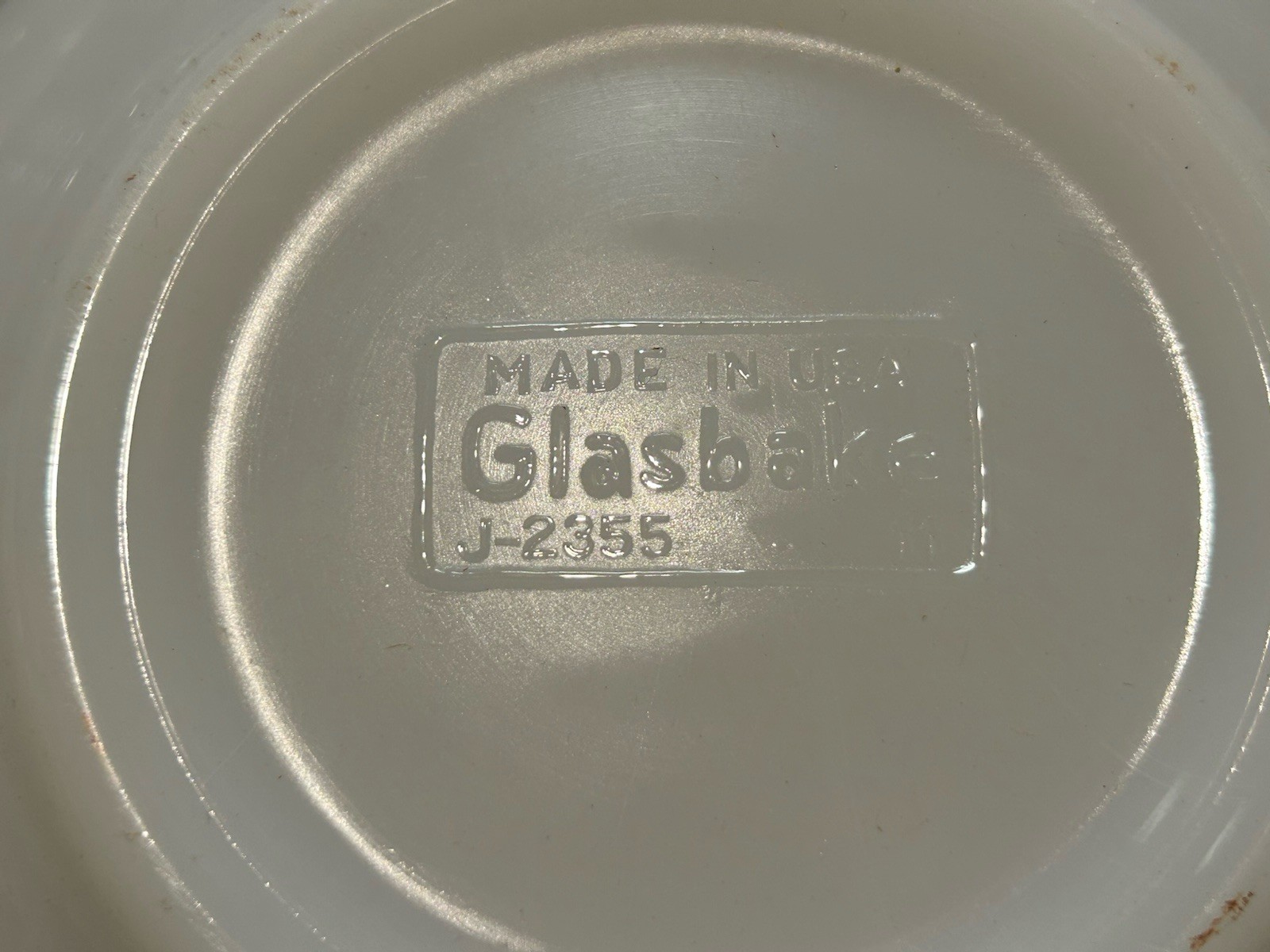 Glasbake 4 Mixing Bowls Autumn Leaf Pattern VTG 1961-1963 J235 w/ Original Box