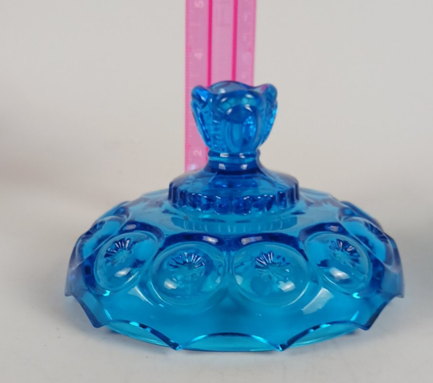 Blue Transparent Candy & Nut Dish
