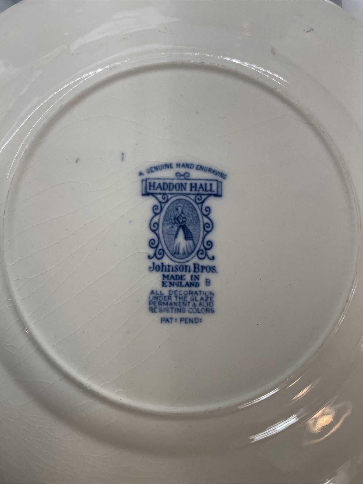 Vintage 1960s-1970s Hadden Hall Plates 3-9” And 3-10” Set Of 6.