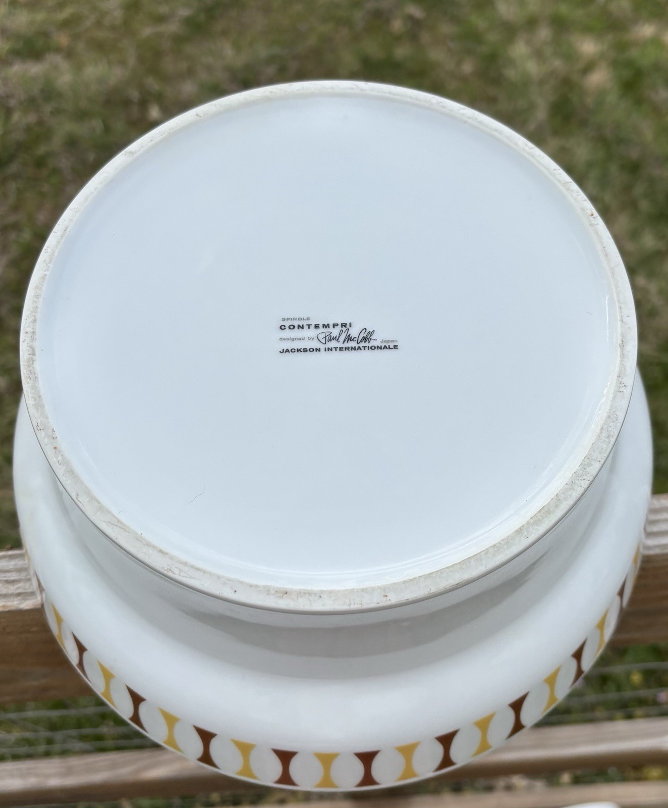 1959 Rare Vintage Paul McCobb Contempri Spindle Covered Casserole
