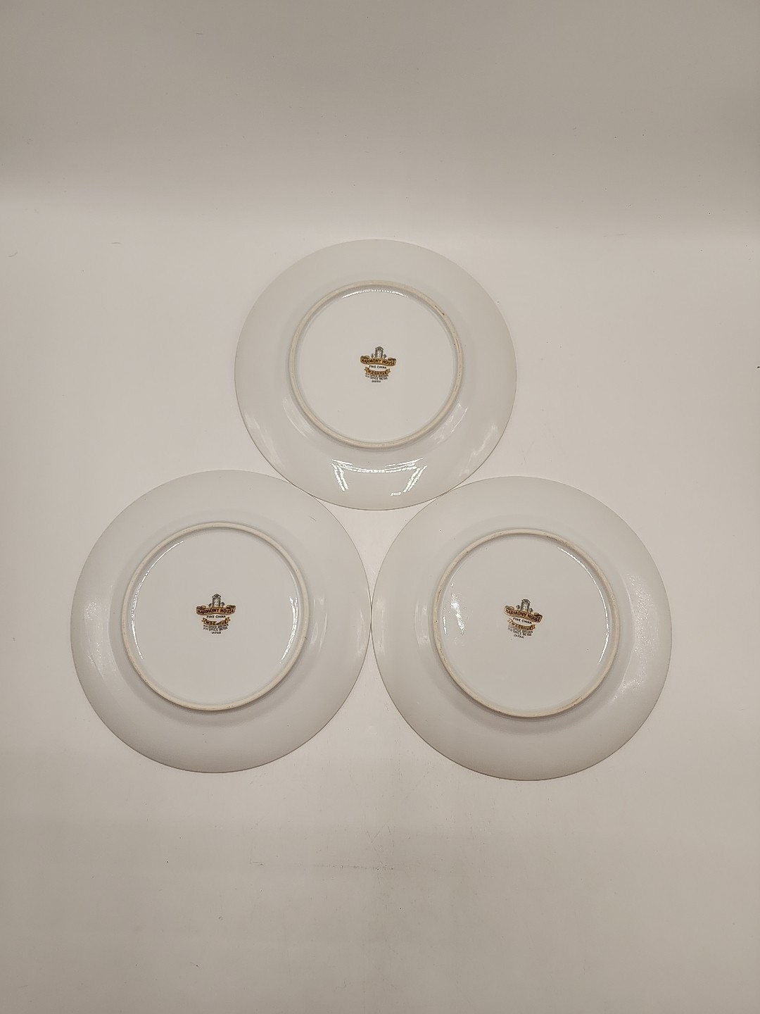 Harmony House “Woodhue” 6 1/2 Bread and Butter Plate-Set of 3