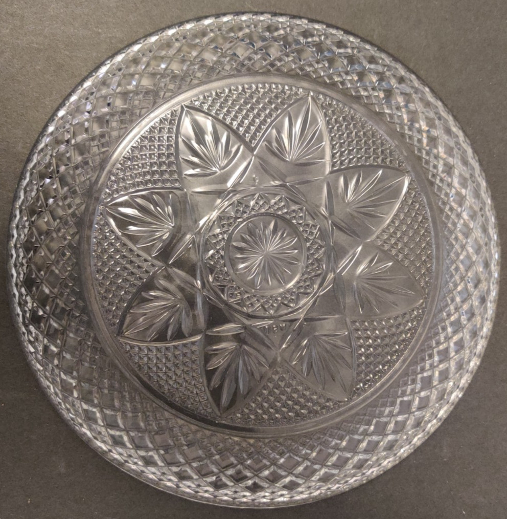 Cristal D’arques “Antique Clear” Luncheon Plates 8 In SET OF 4 USA