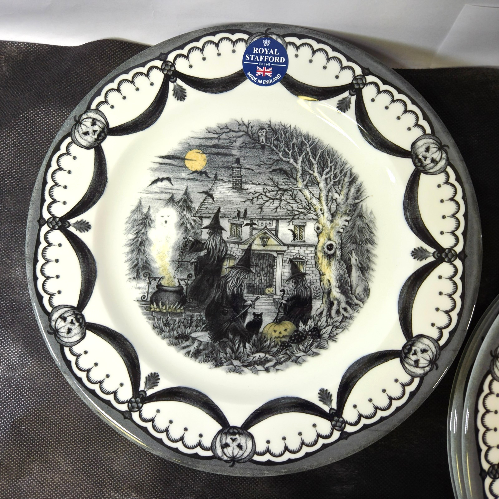 Royal Stafford Coven, Haunted Home, Guardian, Skull Dinnerware SOLD BY THE PIECE