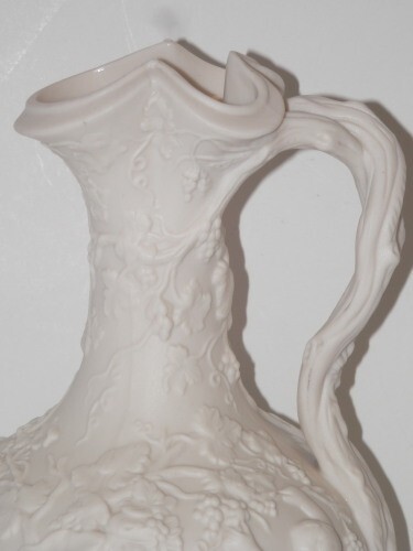 COPELAND 10 3/8″ TALL CIRCA 1850-1860 PARIAN JUG “THE VINTAGE” MINT! BUY IT NOW!