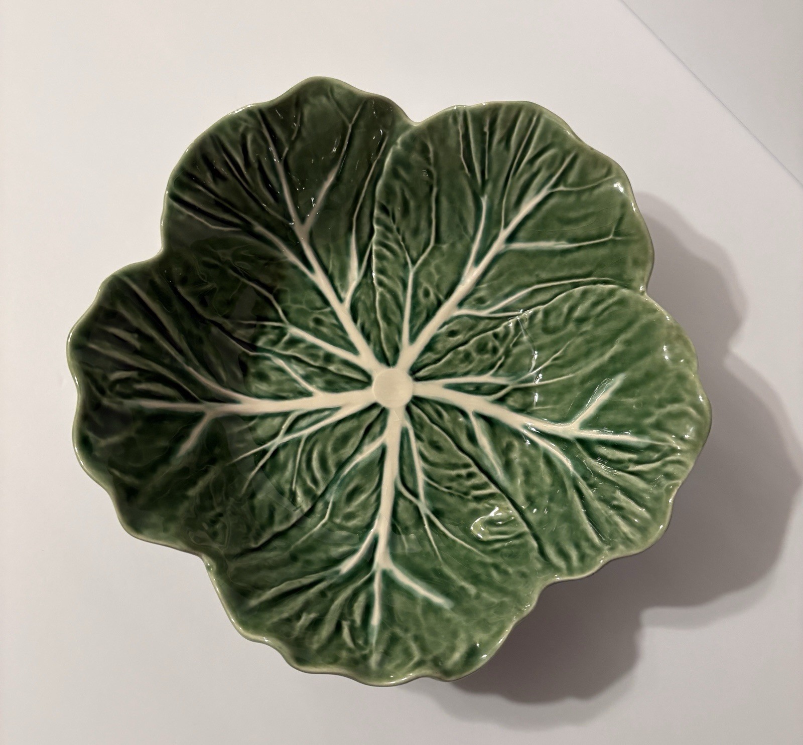 STUDIO NOVA PORTUGAL CABBAGE LEAF BOWL 9 IN.