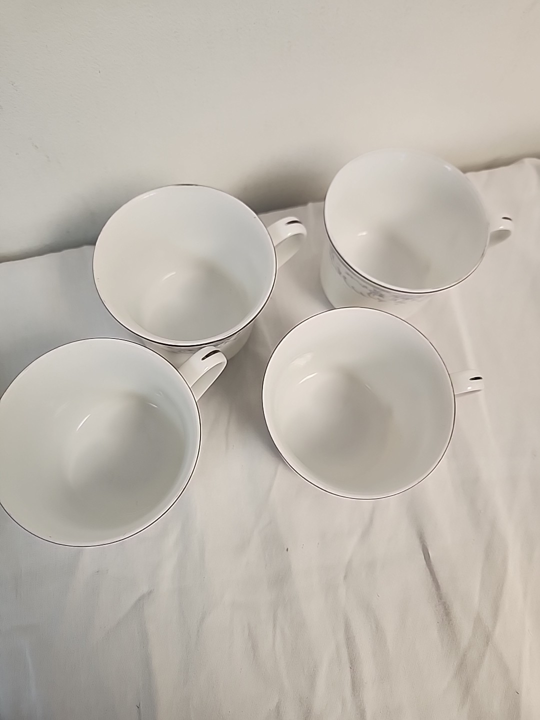 Vintage Sheffield “Blue Whisper” SET OF 4 CUPS 1985 Japan
