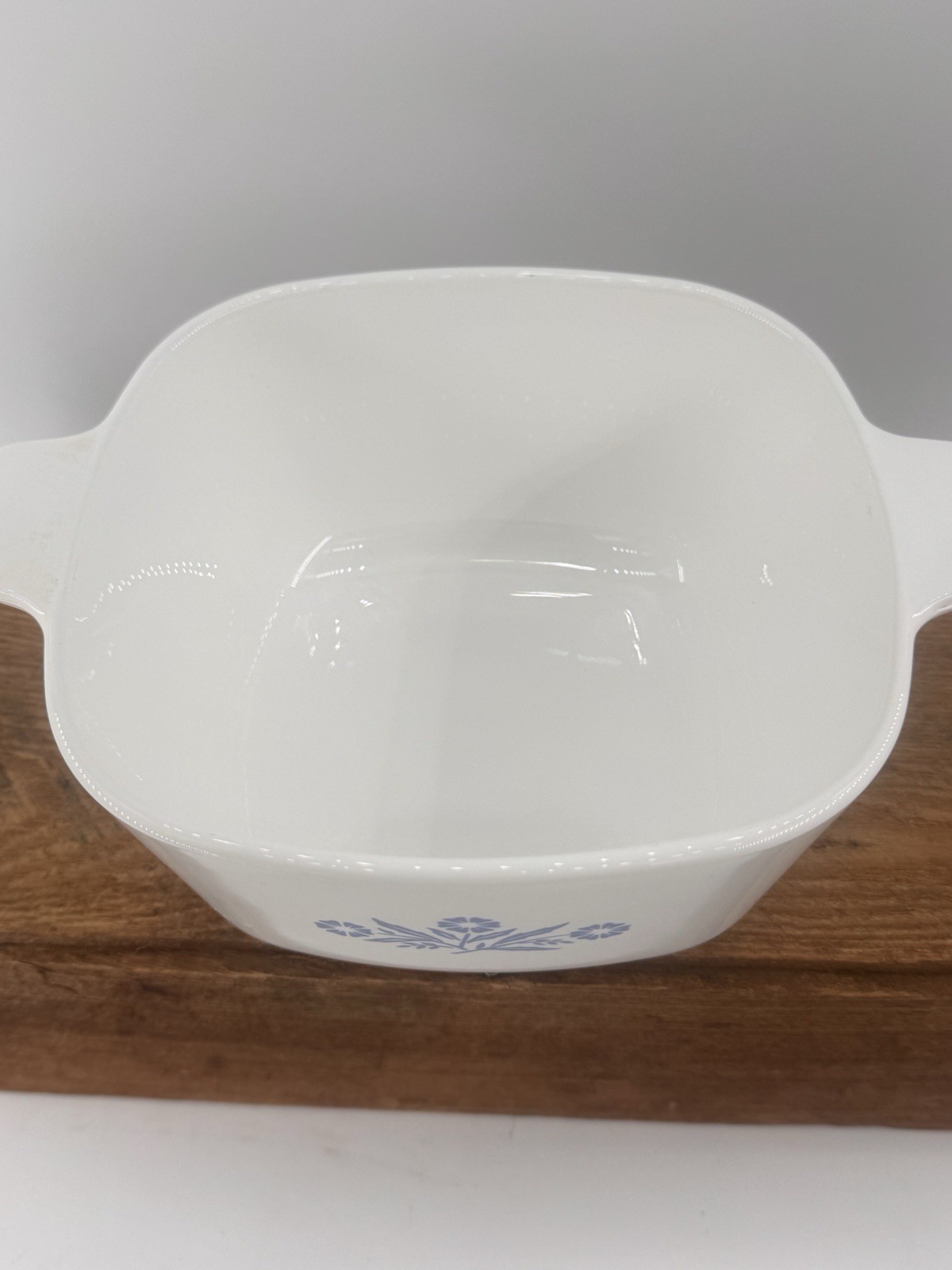 3 VTG Corning Ware Blue Cornflower Casserole Dishes with Lids Bakeware Kitchen