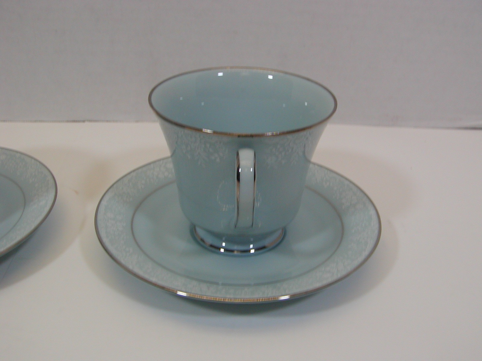 2 VINTAGE NORITAKE FIDELITY CUP & SAUCER SETS 8003 W81