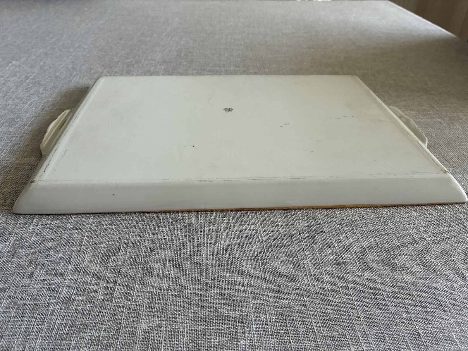 Vintage RICHARD GINORI PALERMO Red 16”x 11”Rectangular Tray Italy