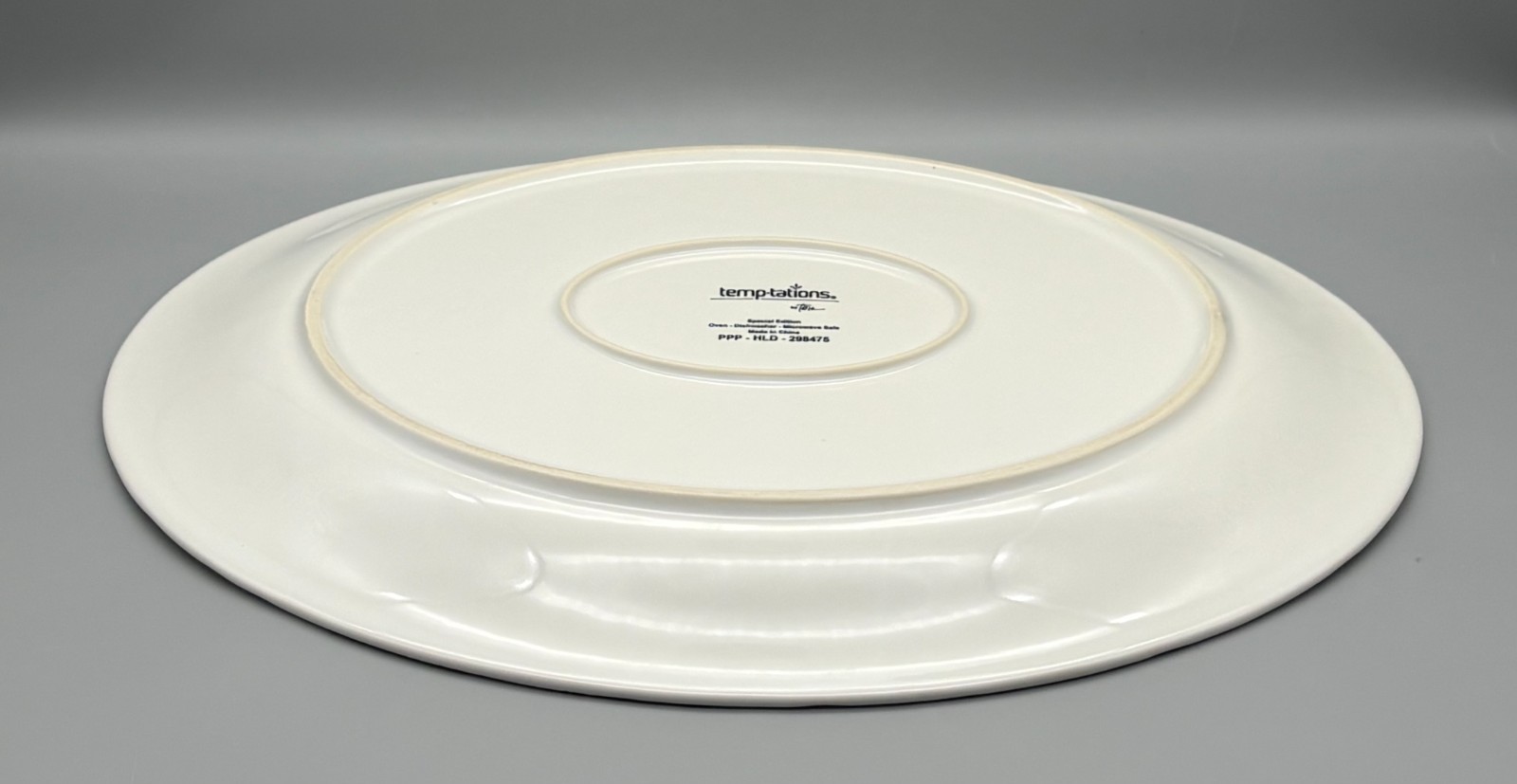 TempTations Hydrangea Large Oval Serving Platter 16 x 12 Special Edition 2026