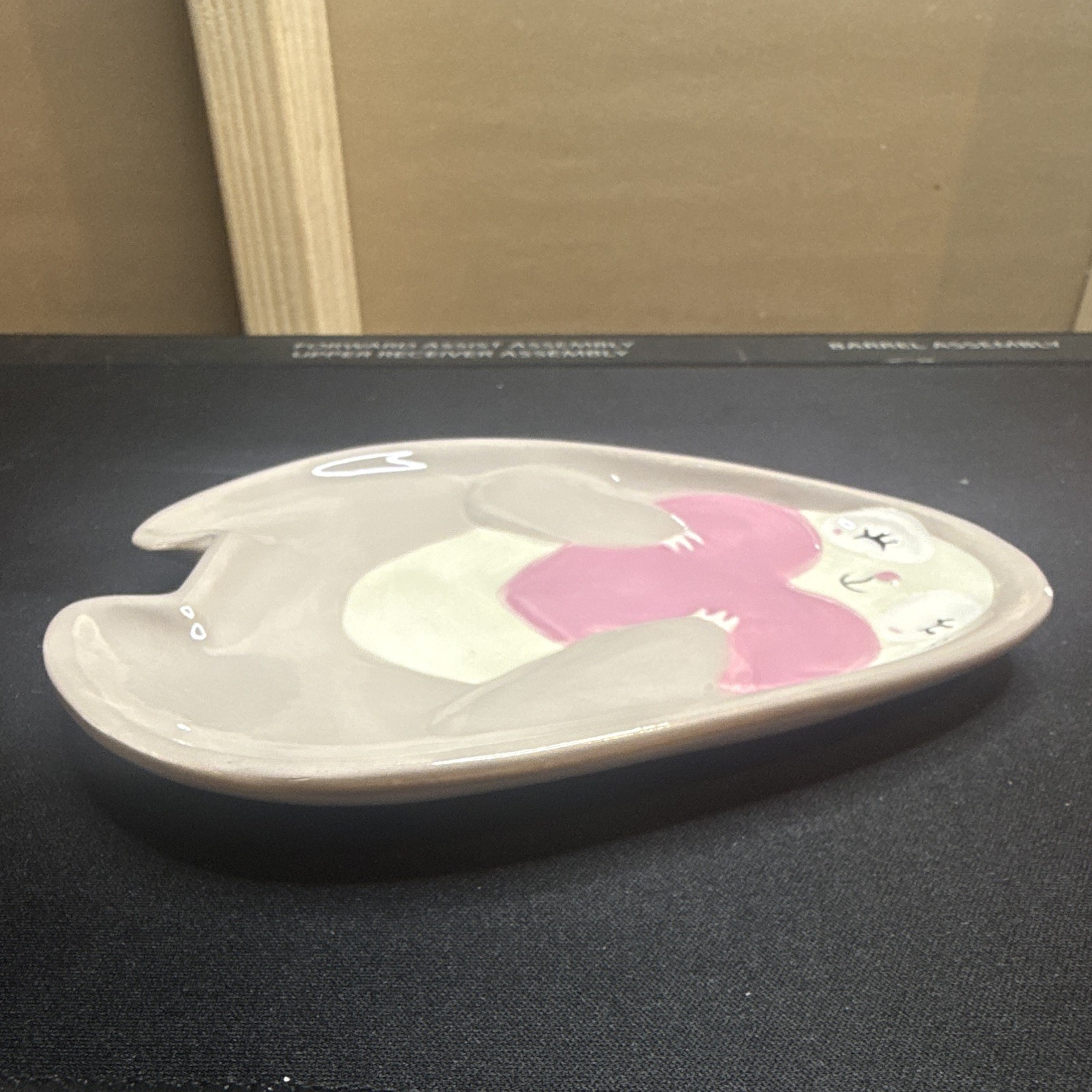 Holiday Home Love Wins Ceramic Tray With Bonus Companion Strawberry Treat Tray