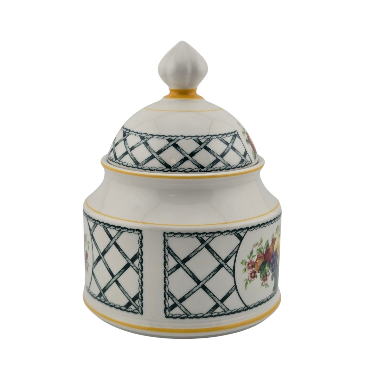 Villeroy & Boch Basket Creamer & Sugar Bowl w/ Lid Set Made in West Germany